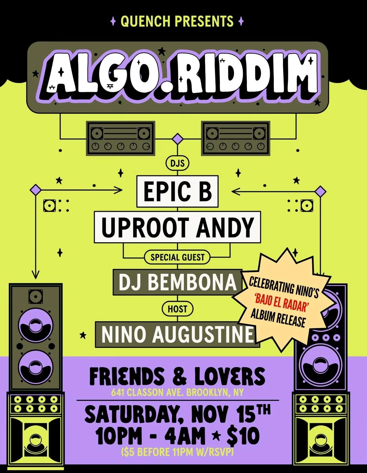 Algo Riddim: Uproot Andy x Epic B feat. Nino Augustine &amp; Bembona