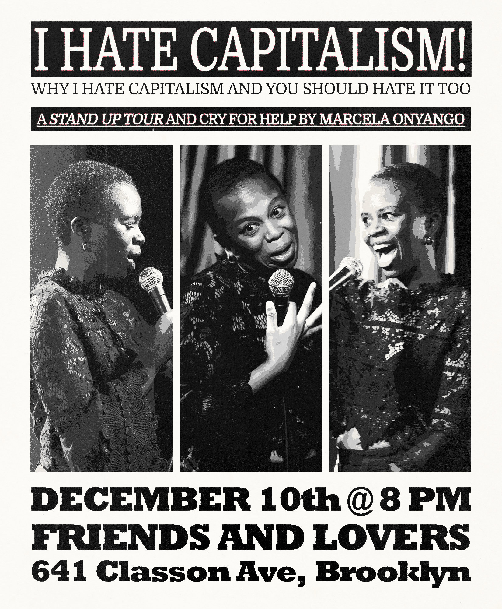I Hate Capitalism (Live Comedy)
