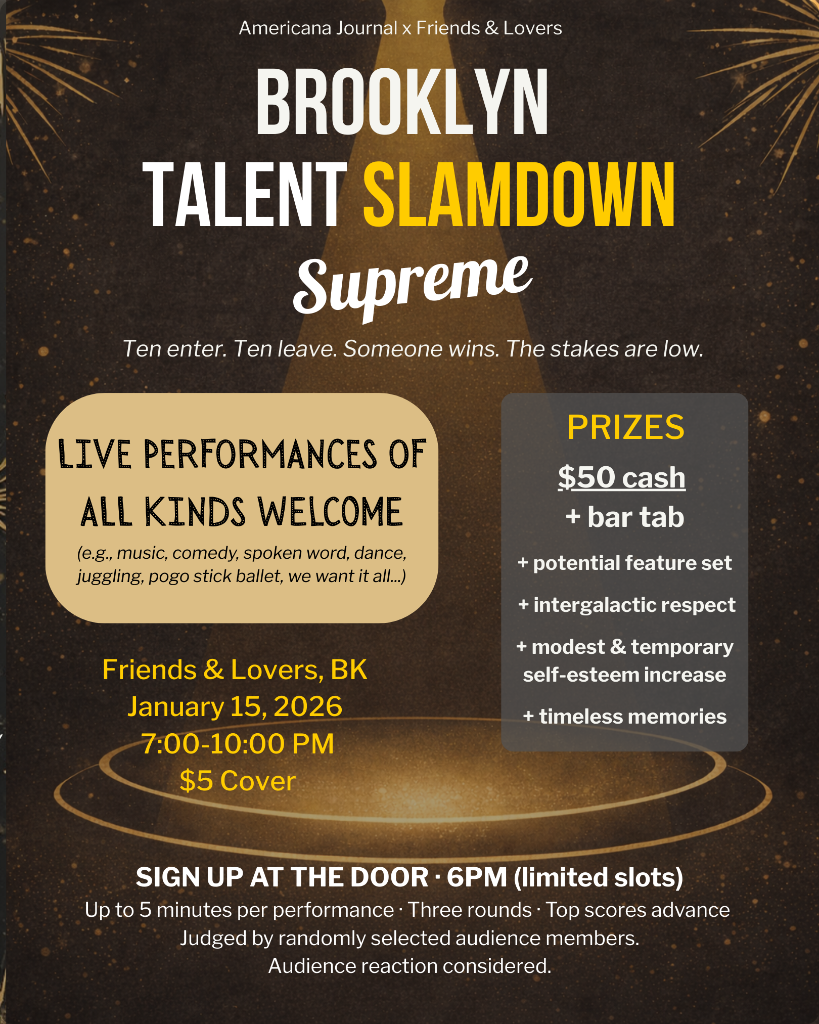 Brooklyn Talent Slamdown Supreme