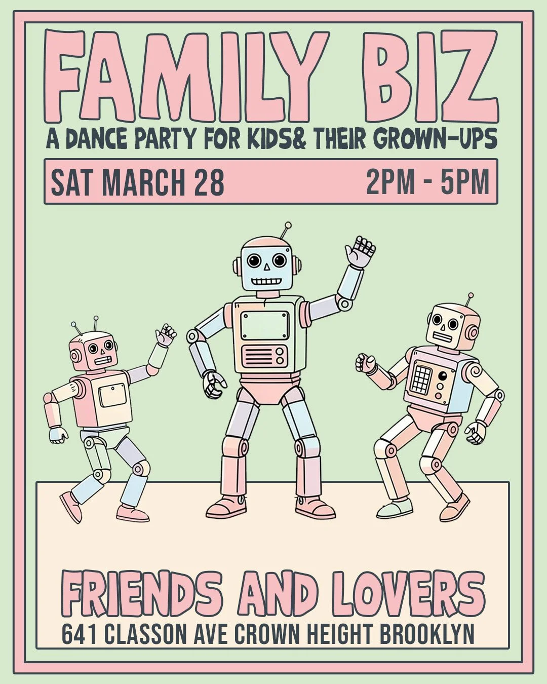 Family Biz: A Daytime Dance Party for Kids + Their Grown-Ups