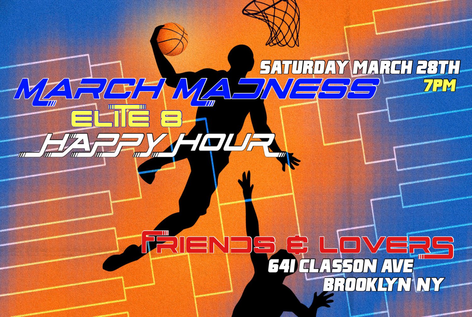 March Madness Elite 8 Happy Hour