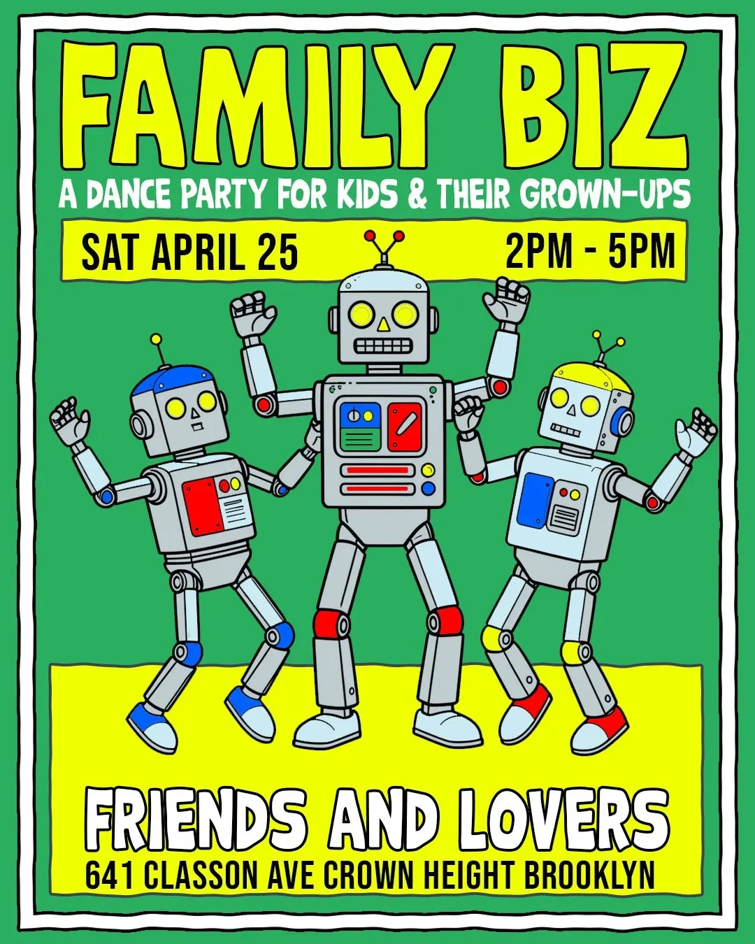 Family Biz: A Daytime Dance Party for Kids + Their Grown-Ups