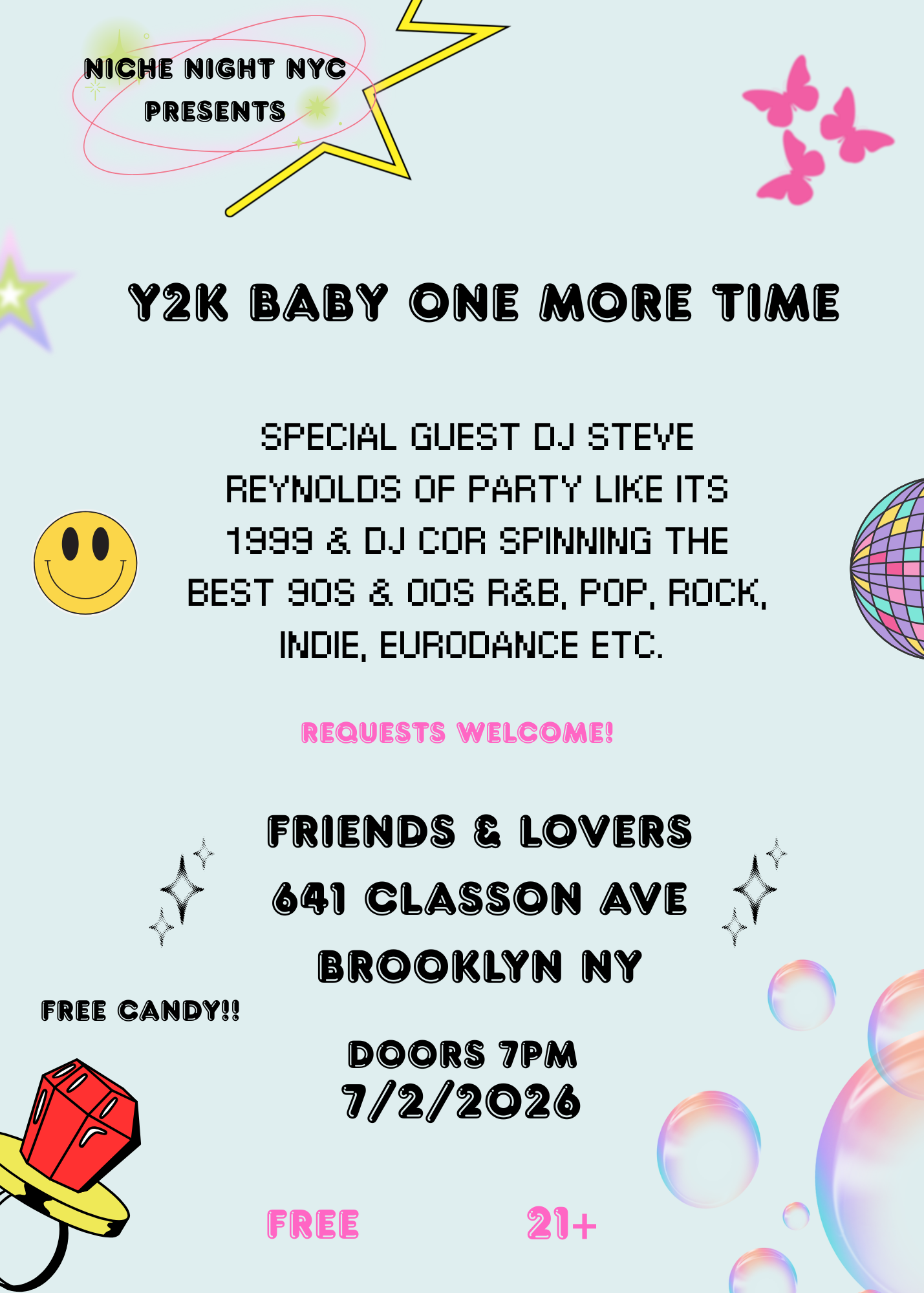 Niche Night Presents: Y2K Baby One More Time 