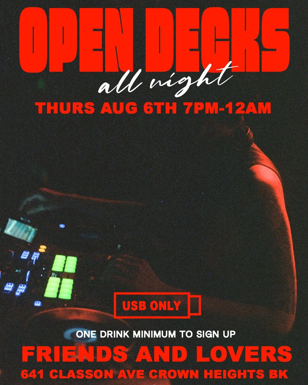 USB OPEN DECKS 