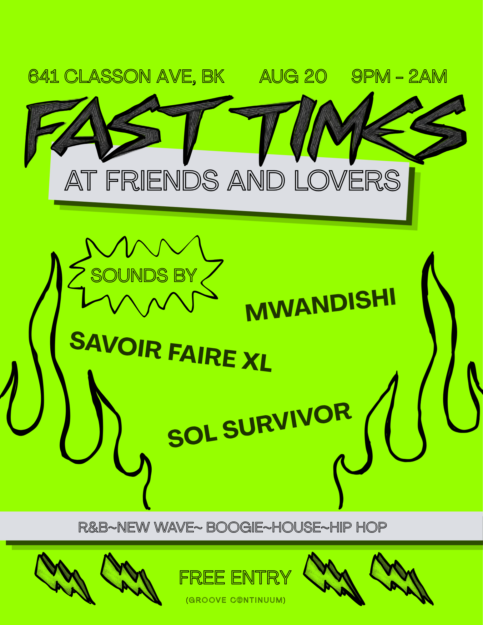 Fast Times at Friends and Lovers 
