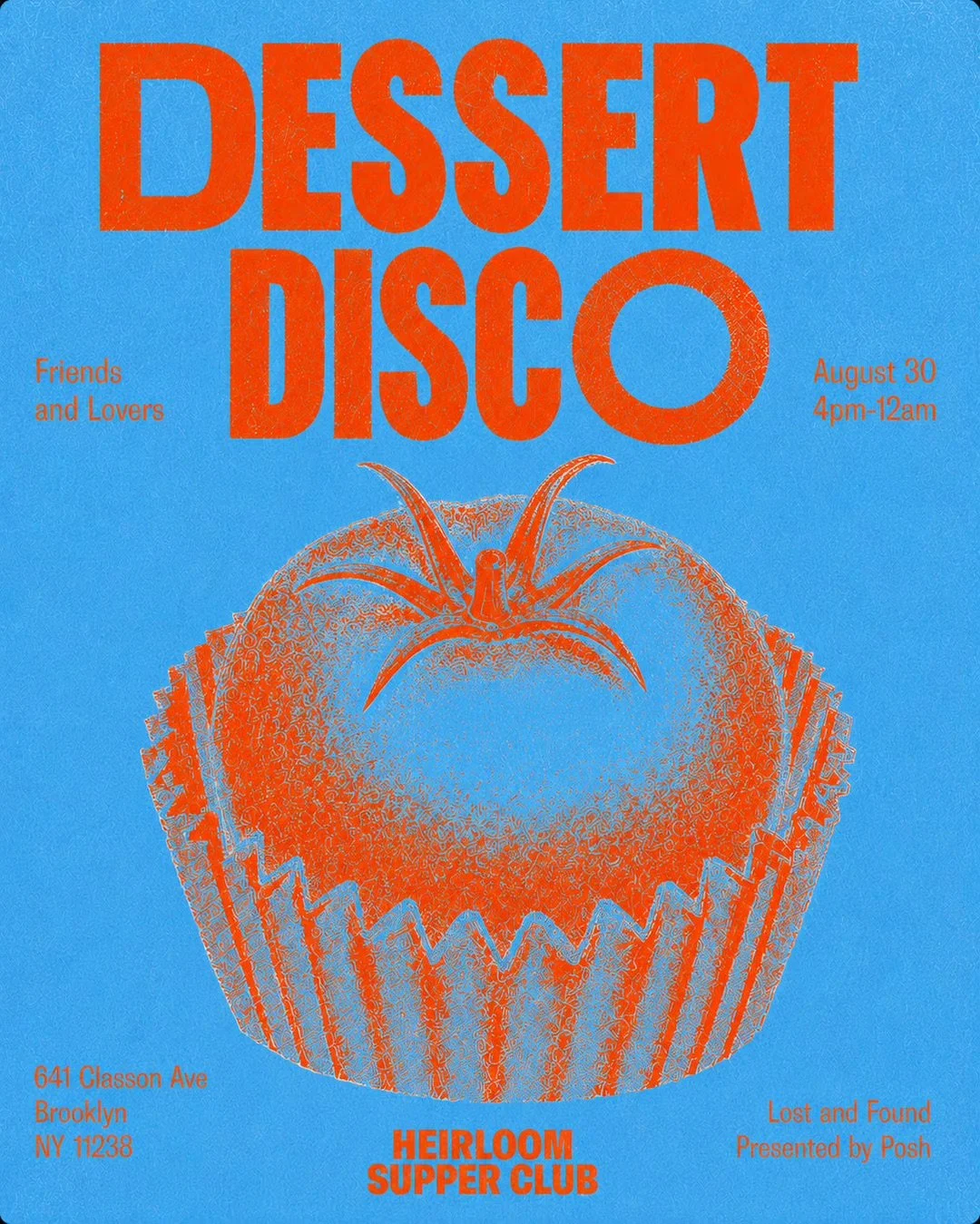 Heirloom Supper Club Presents: Dessert Disco