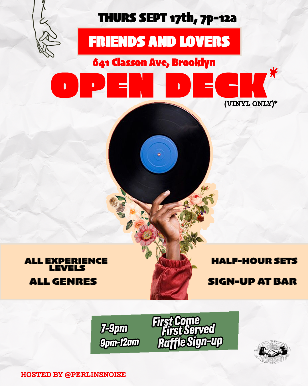 Vinyl Only Open Decks 