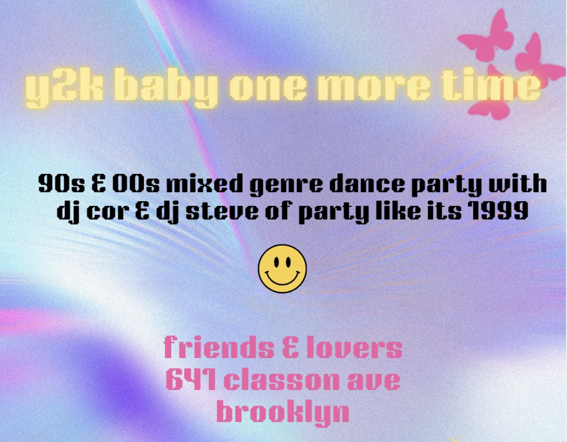 Niche Night NYC Presents: Y2K Baby One more Time 
