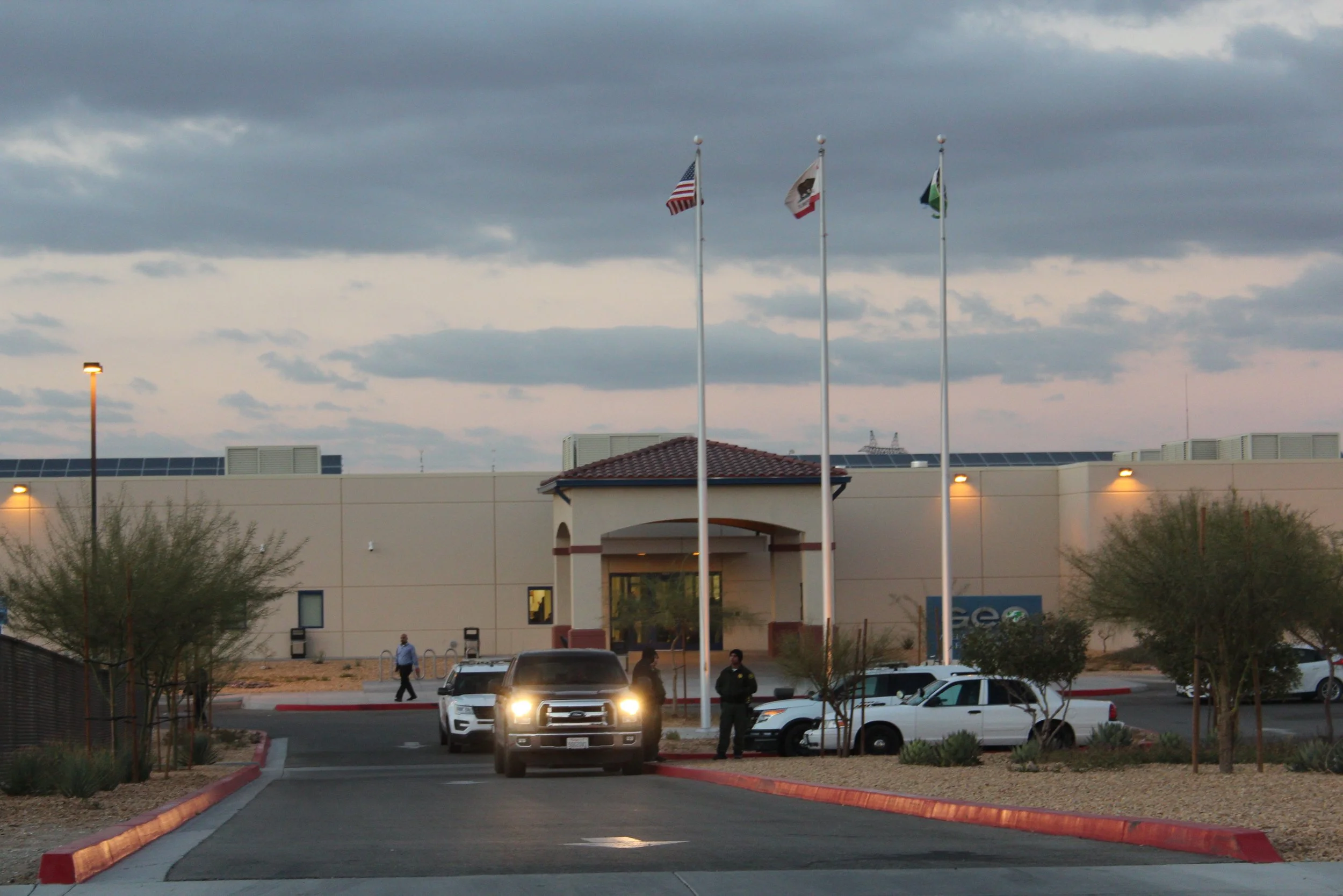 The Adelanto Detention Center, run by the GEO Group.