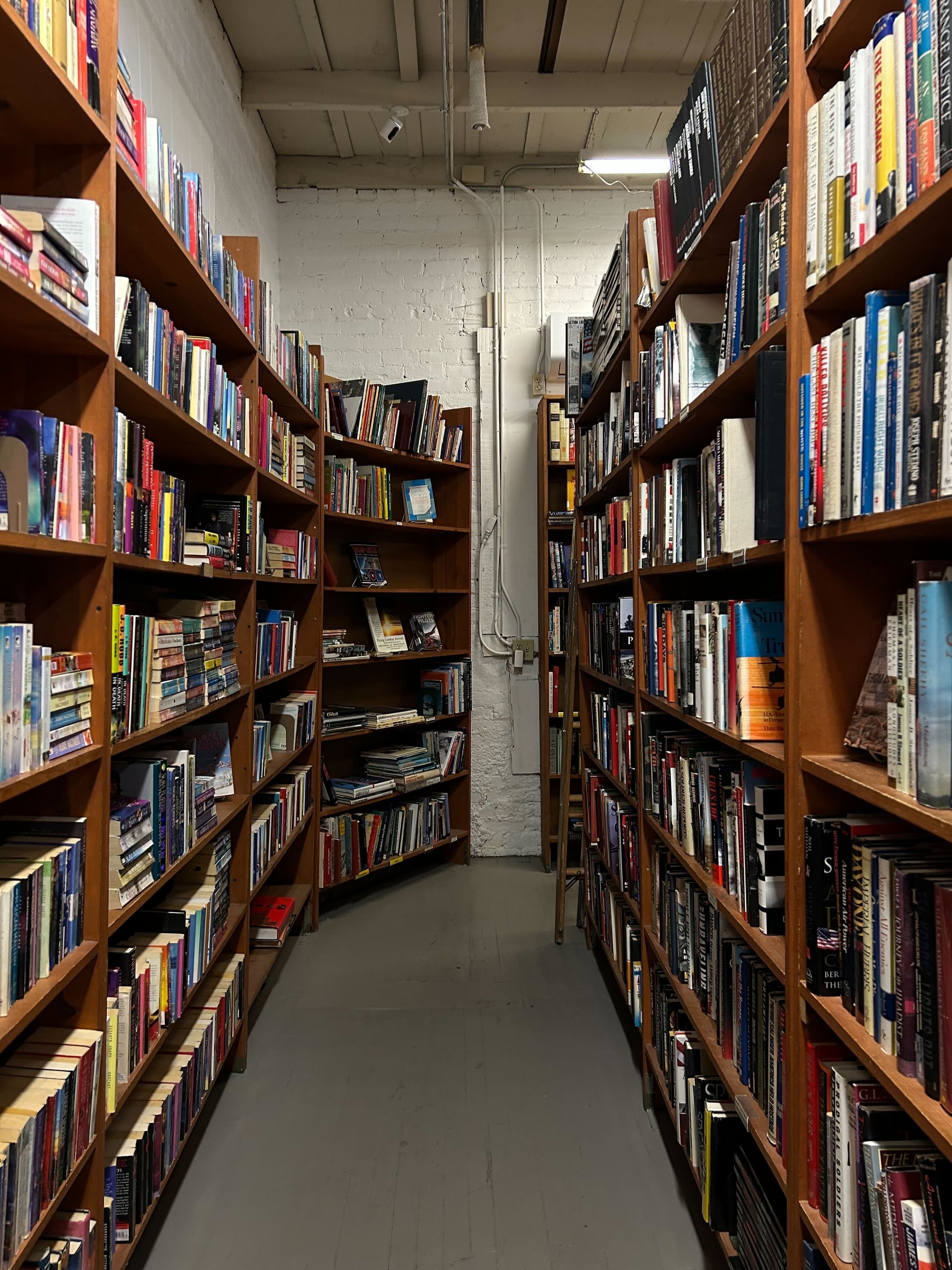 Hallway of books