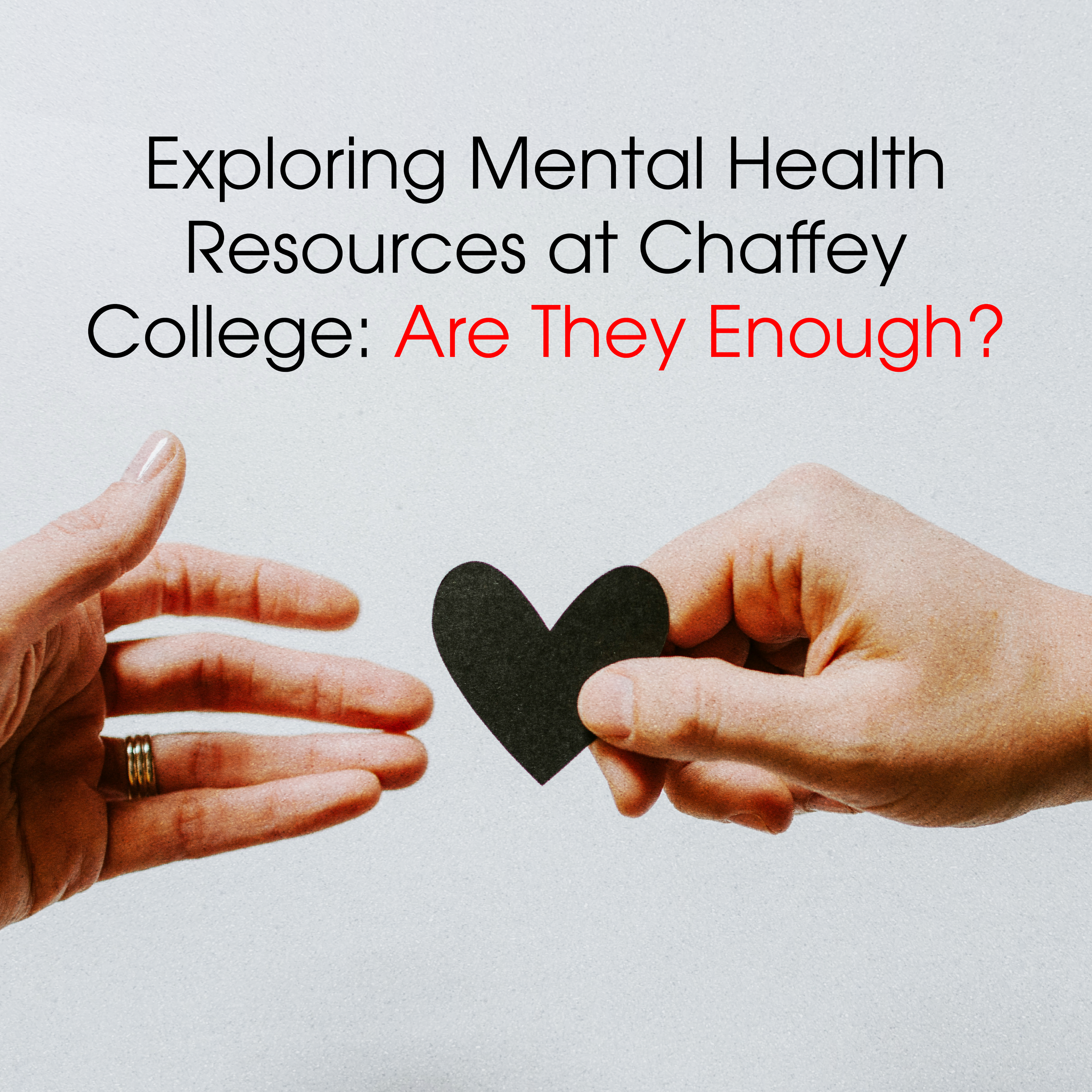 Exploring Mental Health Resources at Chaffey College: Are They Enough?