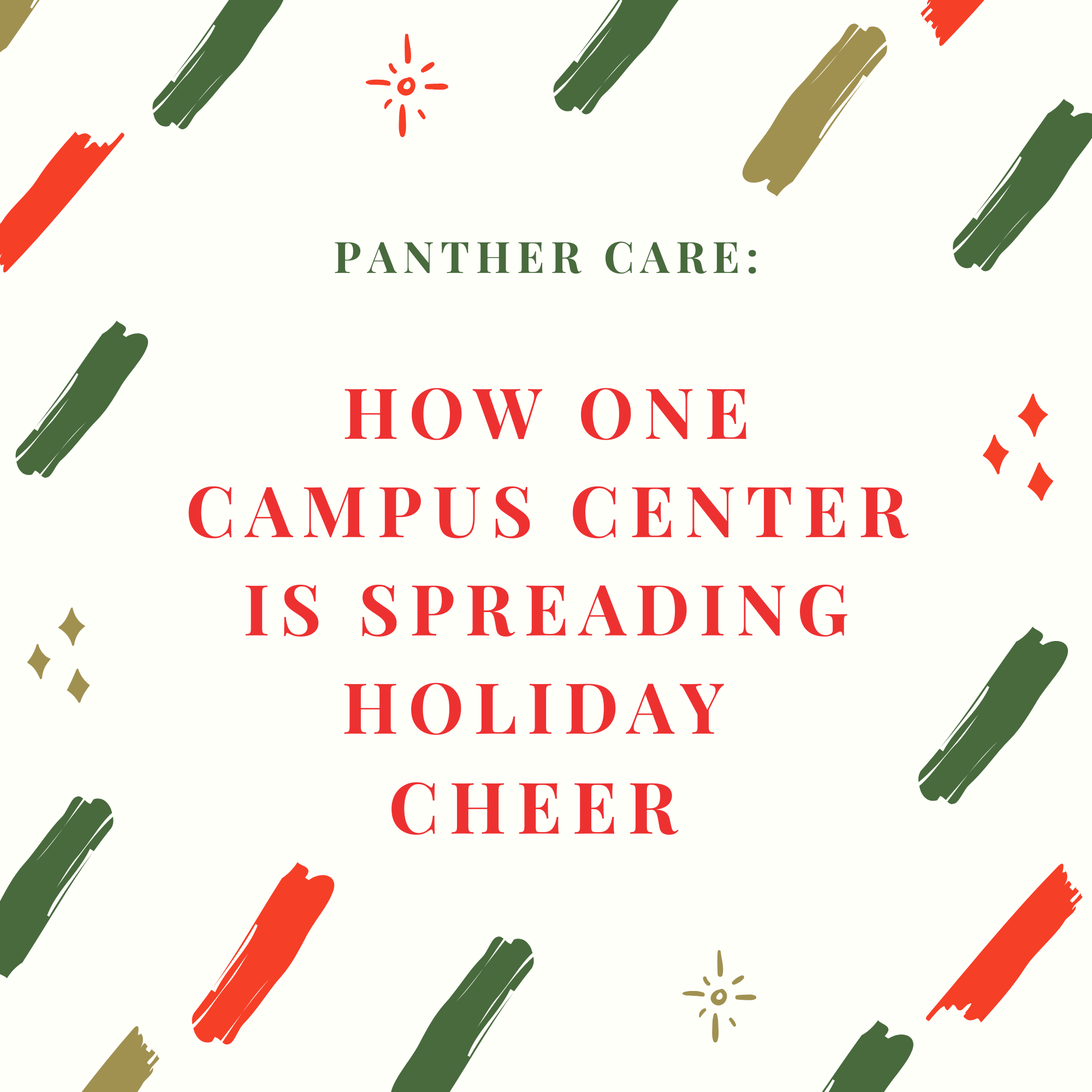 How one campus center is spreading holiday cheer