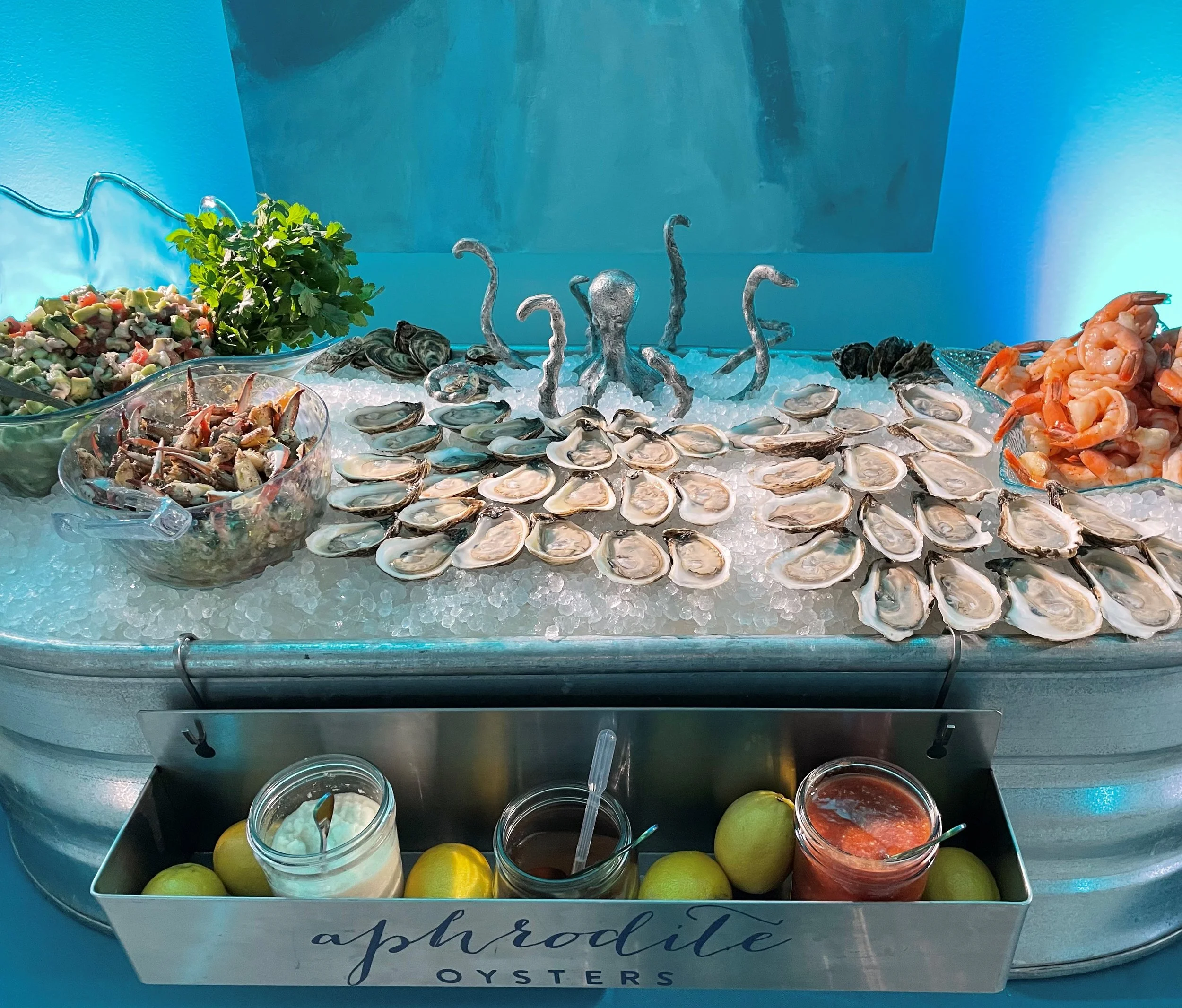 Oster Display Aphrodite Oysters — Raw Bar Caterer - Wedding Caterer - Mobile Oyster ...