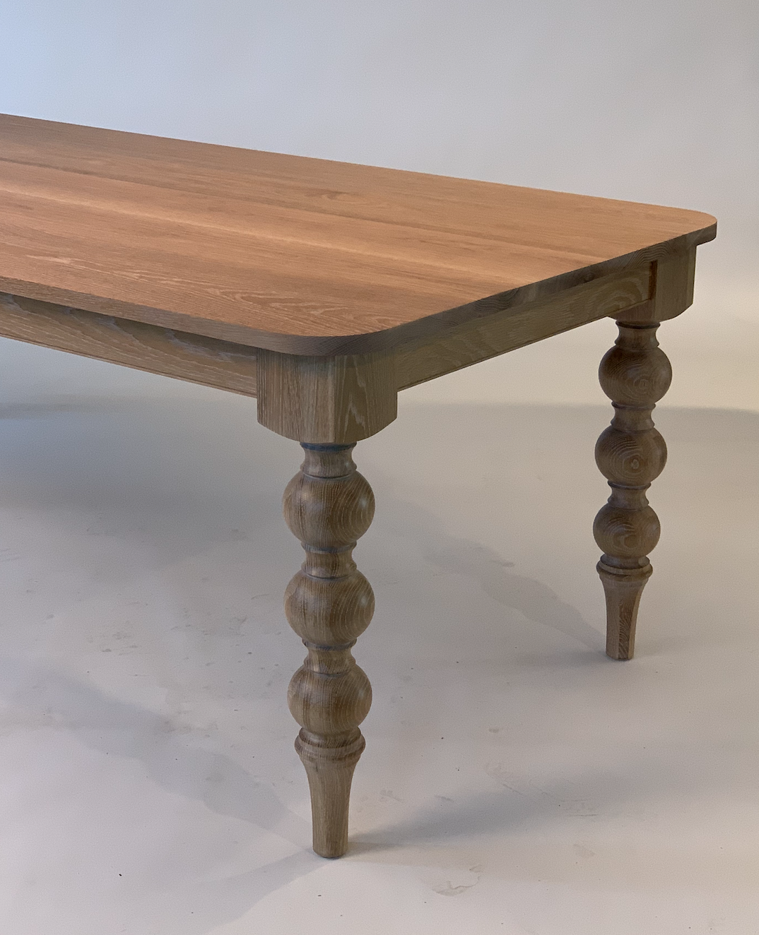 Dining Table with Vero Legs in Limed Oak