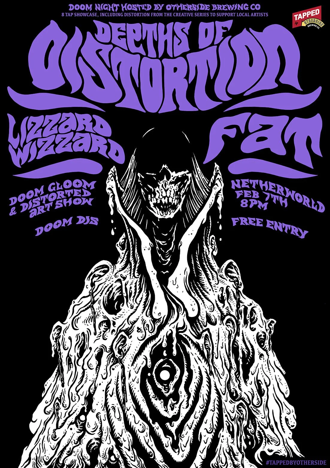 OTHERSIDE BREWING - Depths of Distortion Poster