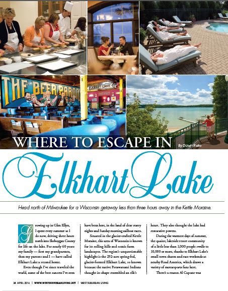 Growing up in Glen Ellyn, I spent every summer as I do now, driving three hours north into Sheboygan County for life on the lake. For nearly 60 years my family — first my grandparents, then my parents and I — have called Elkhart Lake a second home. Even though I’ve since traveled the world, some of the best sunsets I’ve seen have been here, in the land of clear starry nights and Sunday morning sailboat races.