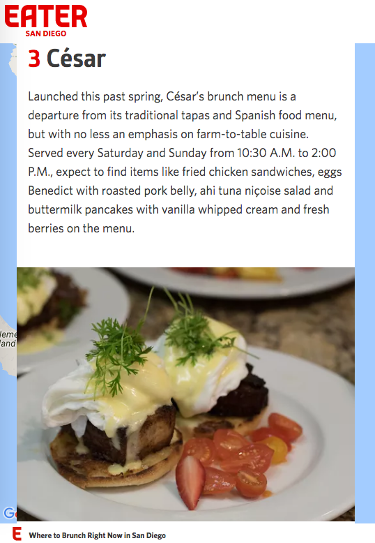 thank you "eater" for featuring us as #3 for top 10 brunch restaurants in san diego! https://sandiego.eater.com/maps/brunch-heatmap-new-restaurants-san-diego