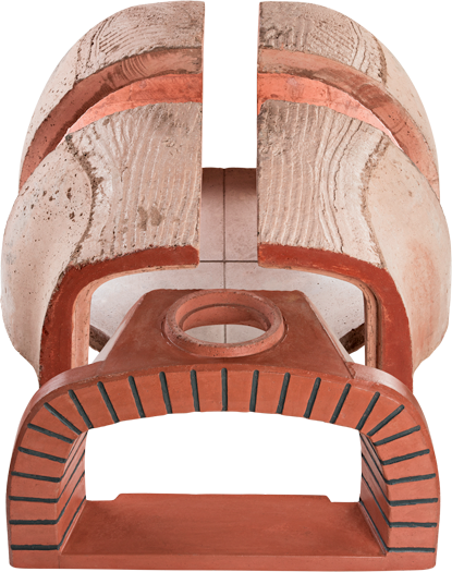 Al FORNO wood fired oven &nbsp;- modular components exploded&nbsp;