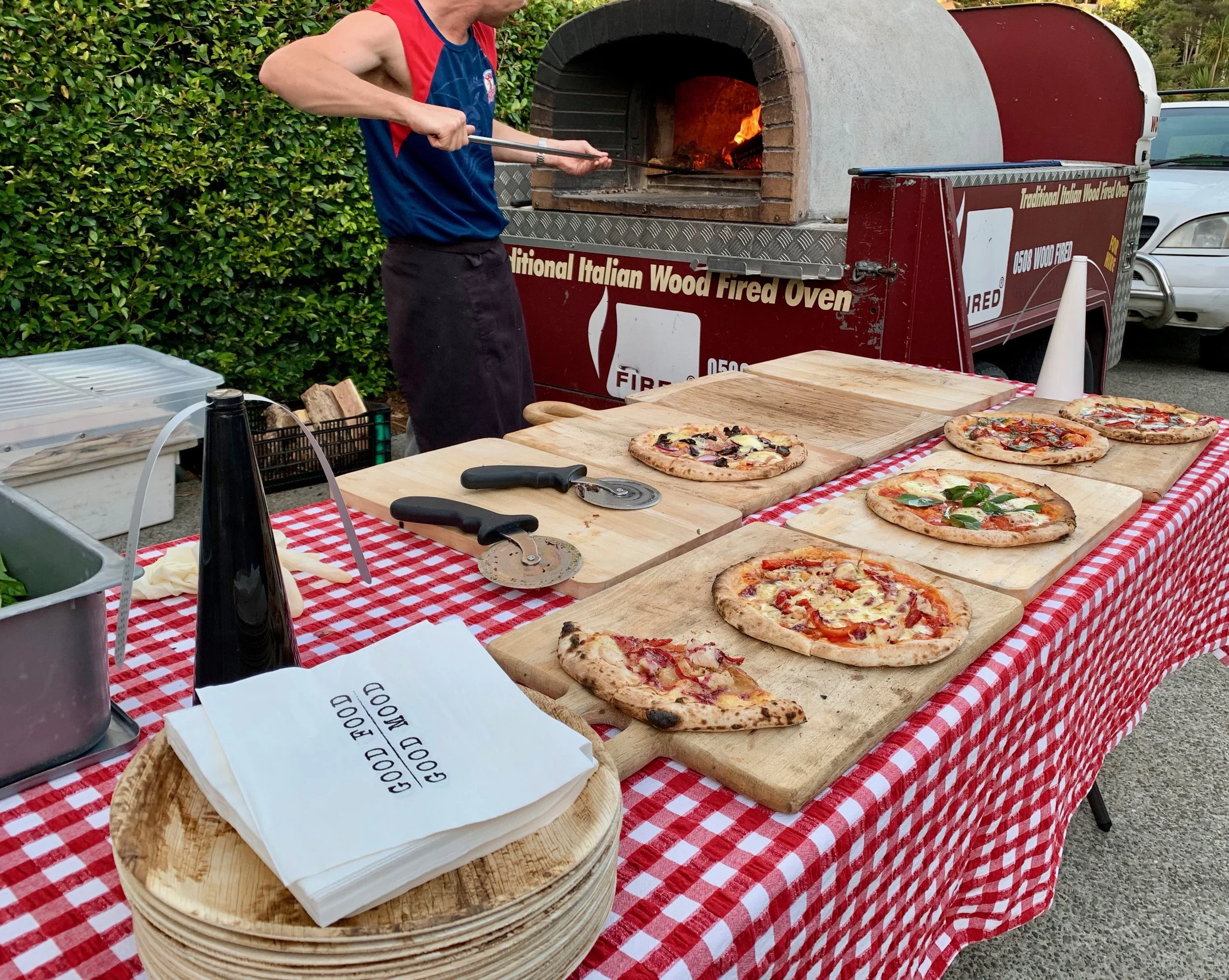 Fired Pizza Co at Wedding Feb 2019