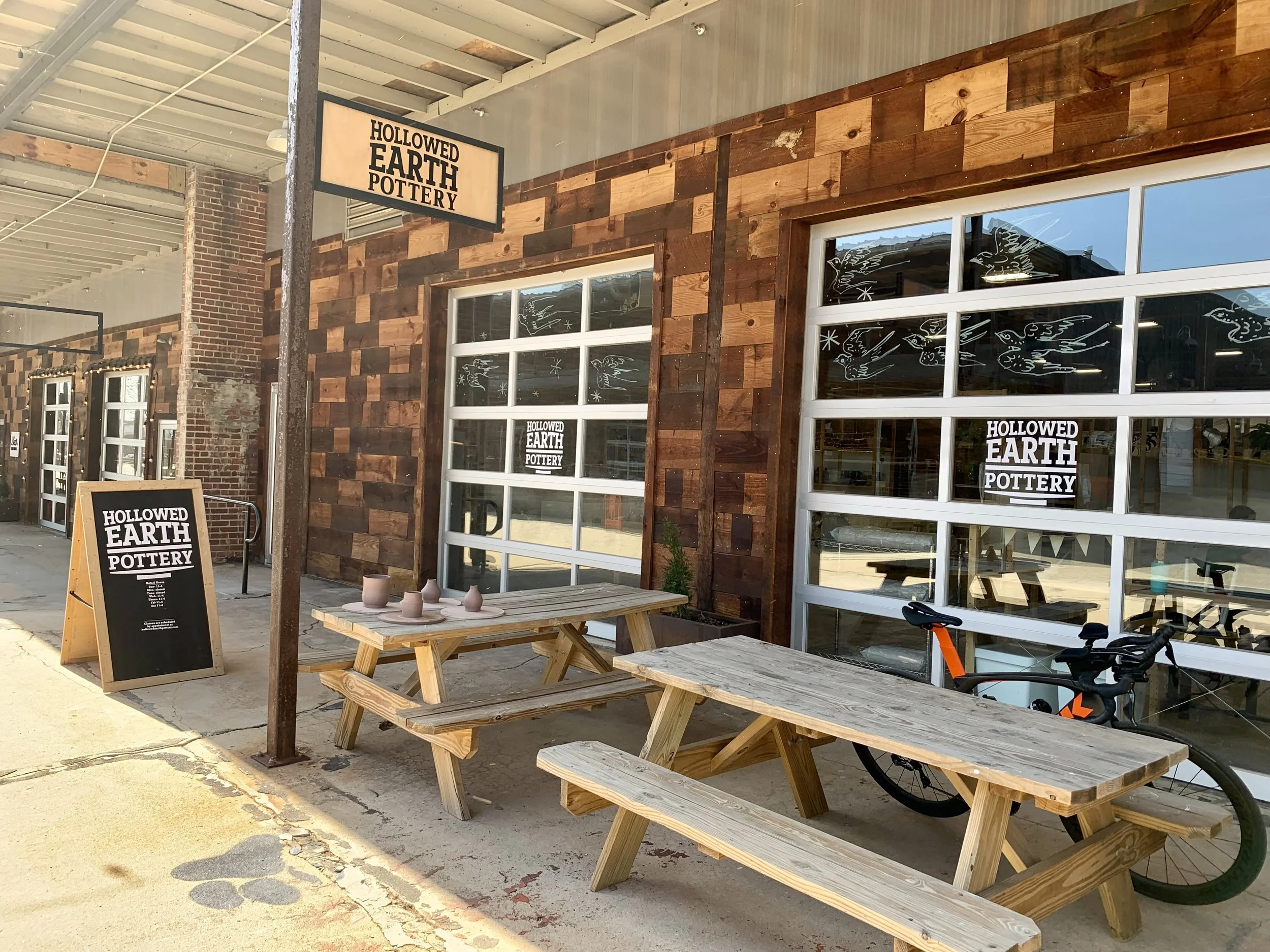 Hollowed Earth Pottery at Hampton Station in Greenville