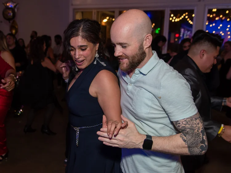 Couple dancing bachata