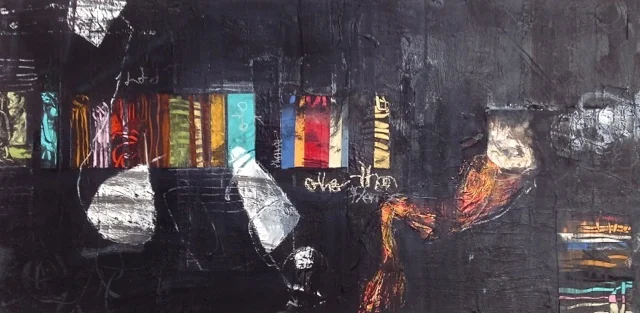  Untitled 1113, mixed media on canvas, 2013 