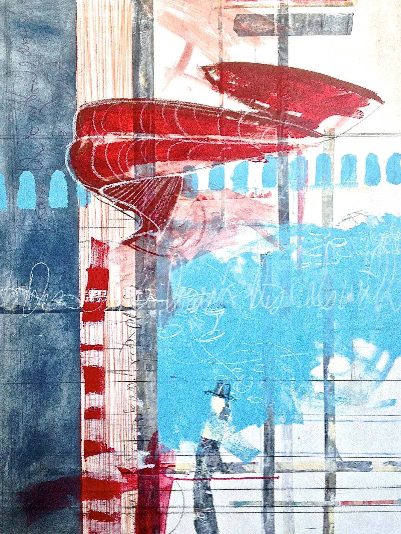  New June, mixed media on canvas, 2012 