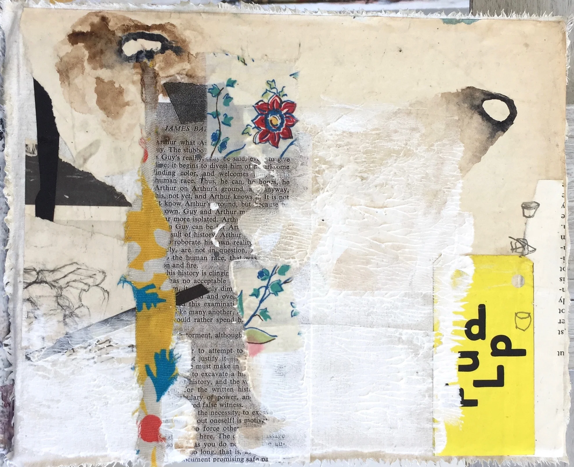 Fragmentos do Rio I & lV | 8in x 10in, Mixed media on canvas, 2017