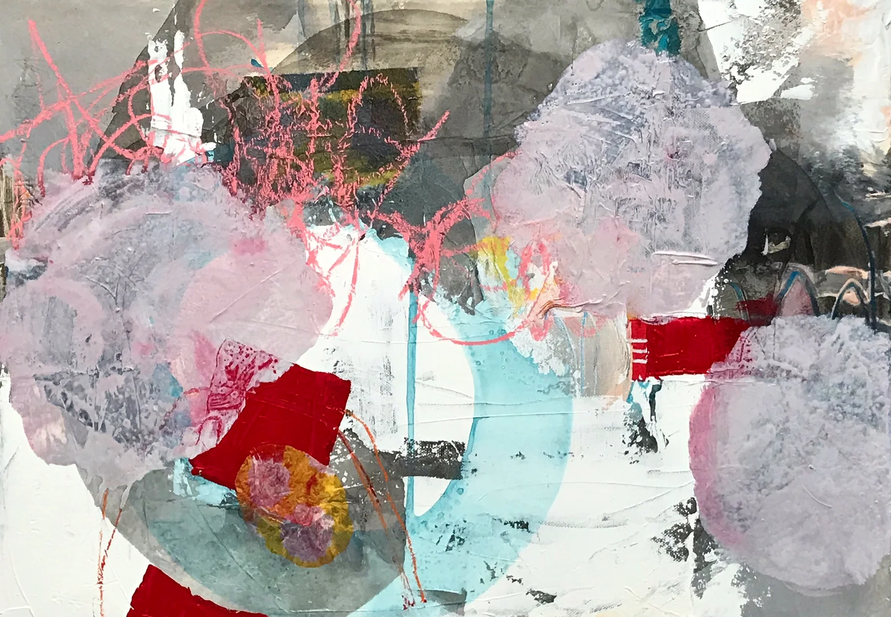  Napoli Abstract 82018 | 50 x 35cm, mixed media on canvas, 2018 