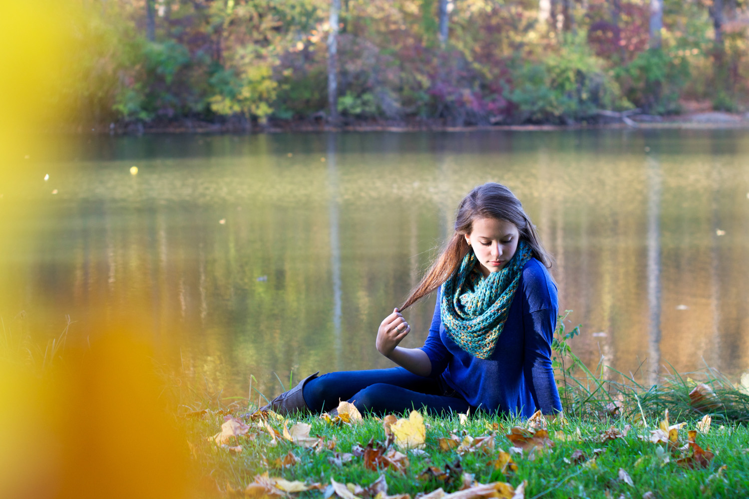 Again We Say Rejoice Photography - Autumn Leaves Senior Girl Portraits (2 of 21).jpg