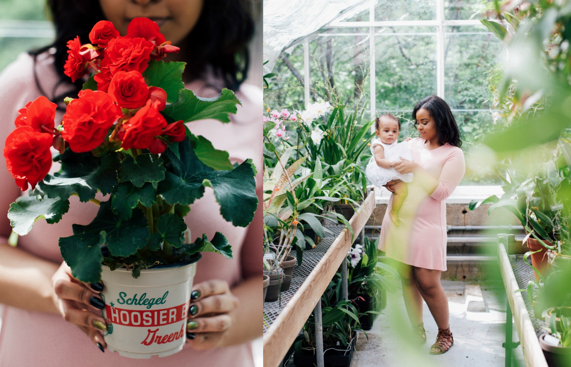Mother and Baby Photo Session Greenhouse - Again We Say Rejoice Photography.jpeg