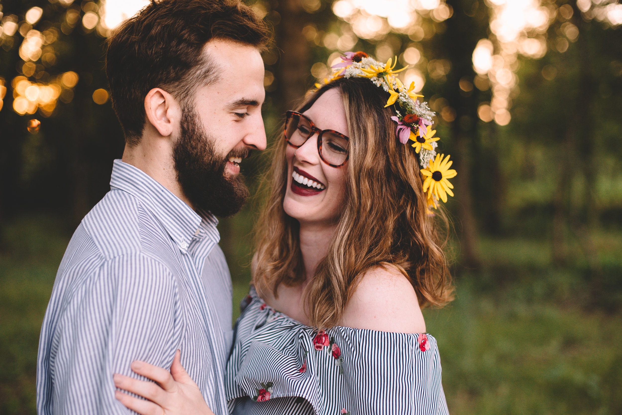 Golden Wildflower Field Engagement Photos Indianapolis, IN Again We Say Rejoice Photography  (28 of 83).jpg