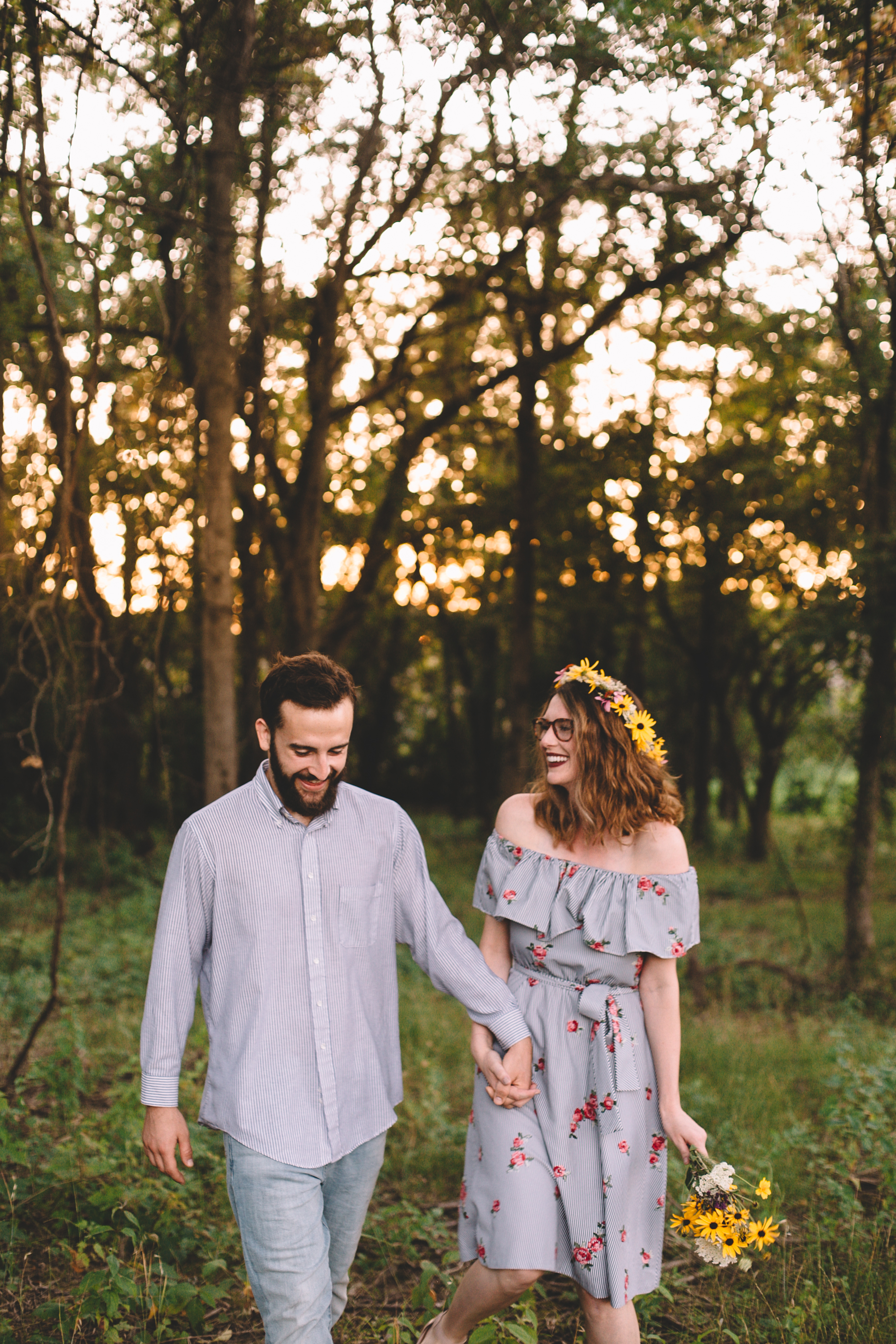 Golden Wildflower Field Engagement Photos Indianapolis, IN Again We Say Rejoice Photography  (30 of 83).jpg