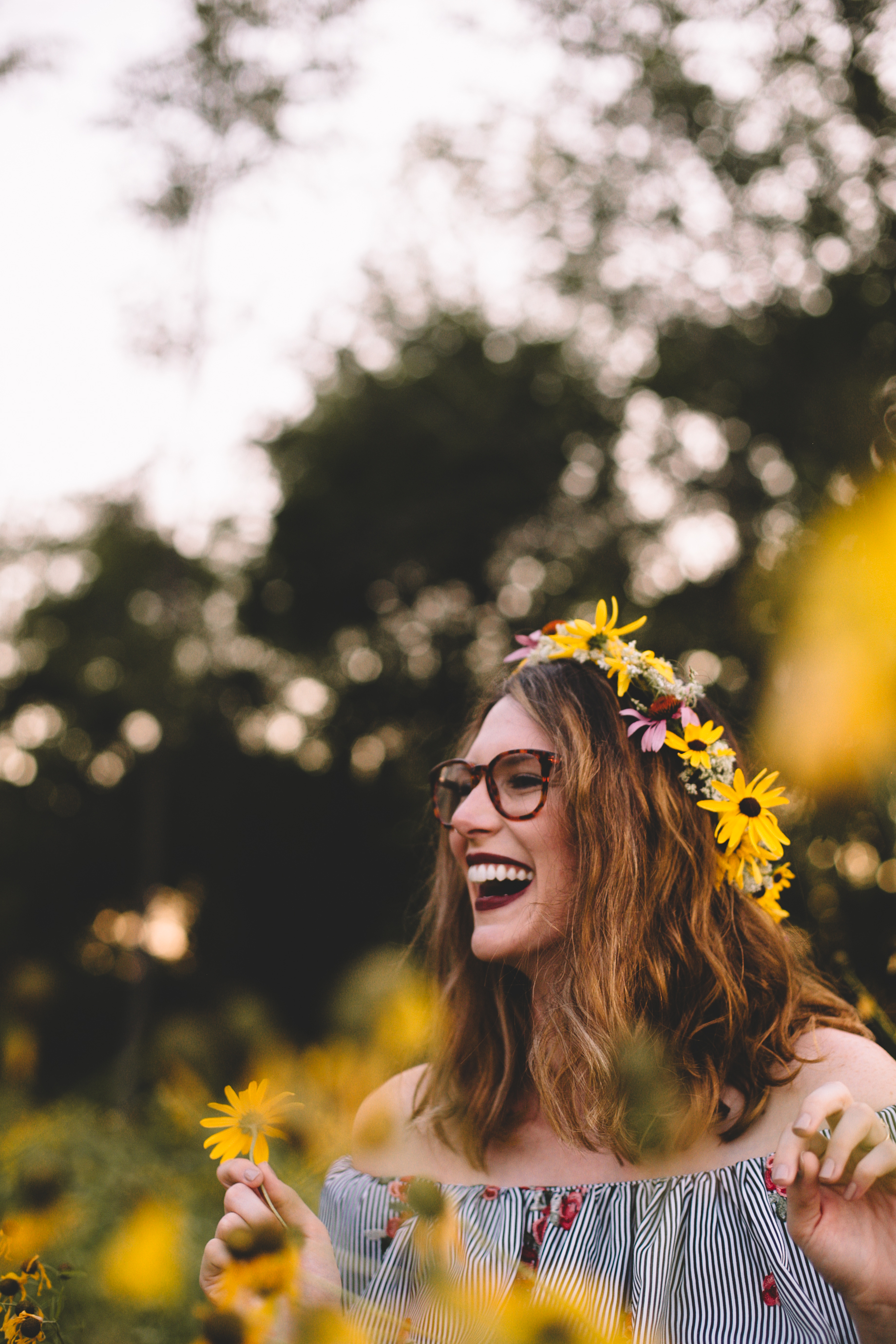 Golden Wildflower Field Engagement Photos Indianapolis, IN Again We Say Rejoice Photography  (49 of 83).jpg