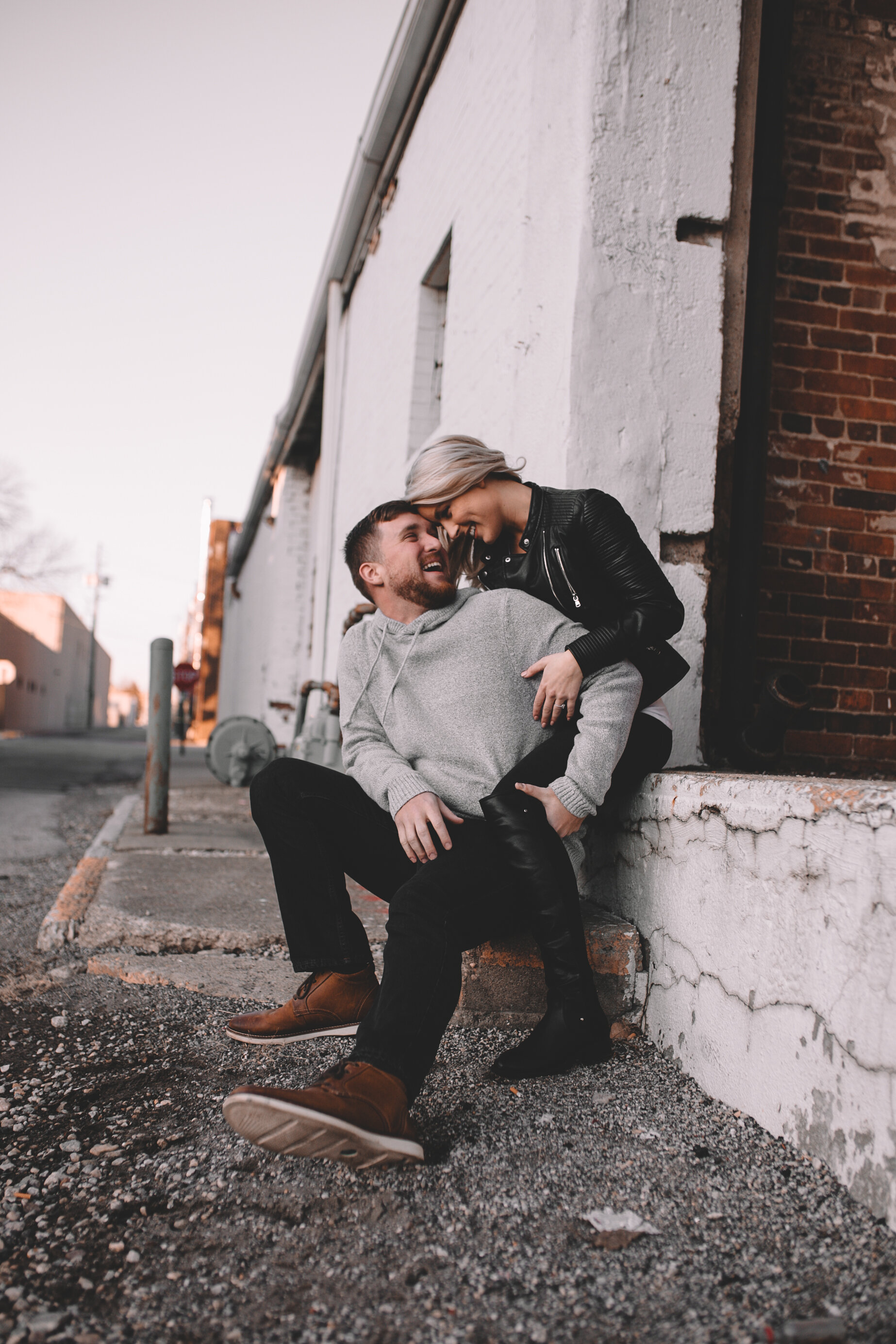 Matt + McKenah Urban Indianpolis Engagement Session By Again We Say Rejoice Photography   (27 of 91).jpg