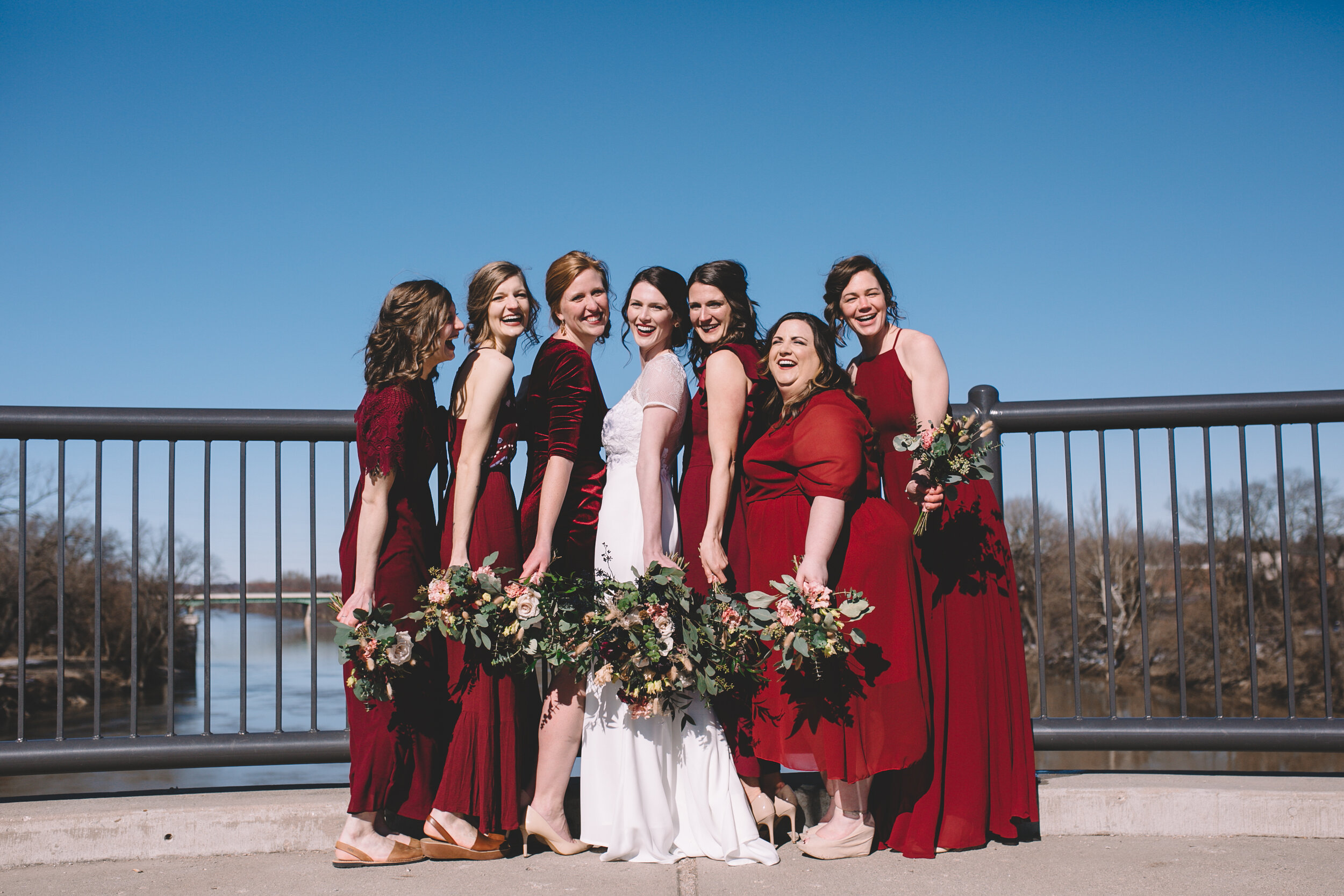 Bride, Bridesmaids, Groom Indiana Wedding Photography Again We Say Rejoice Photography (18 of 33).jpg