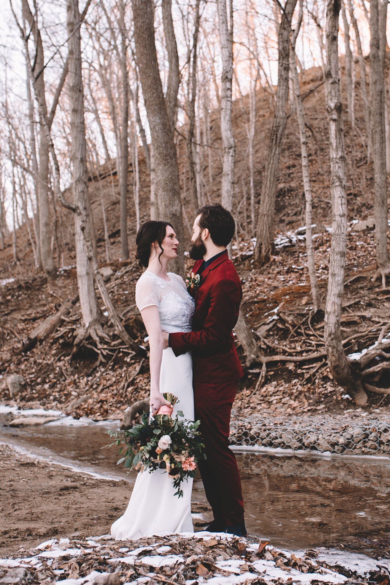 Bride + Groom Portraits in the Snow - Again We Say Rejoice Photography (24 of 53).jpg