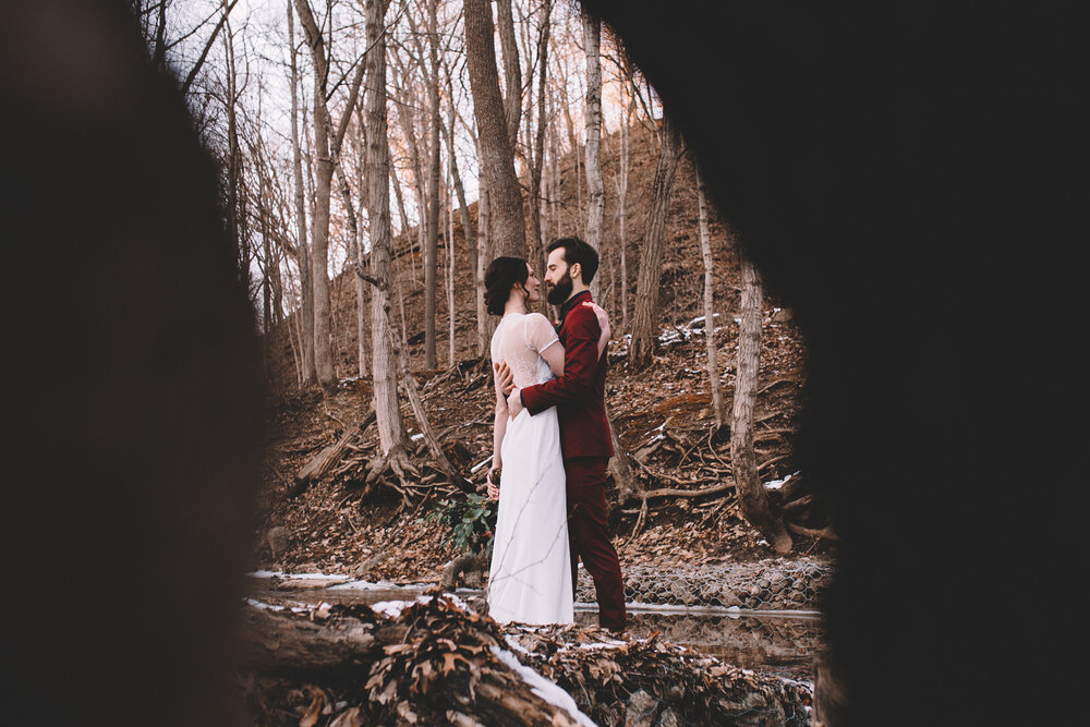 Bride + Groom Portraits in the Snow - Again We Say Rejoice Photography (26 of 53).jpg