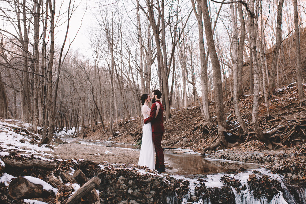 Bride + Groom Portraits in the Snow - Again We Say Rejoice Photography (25 of 53).jpg