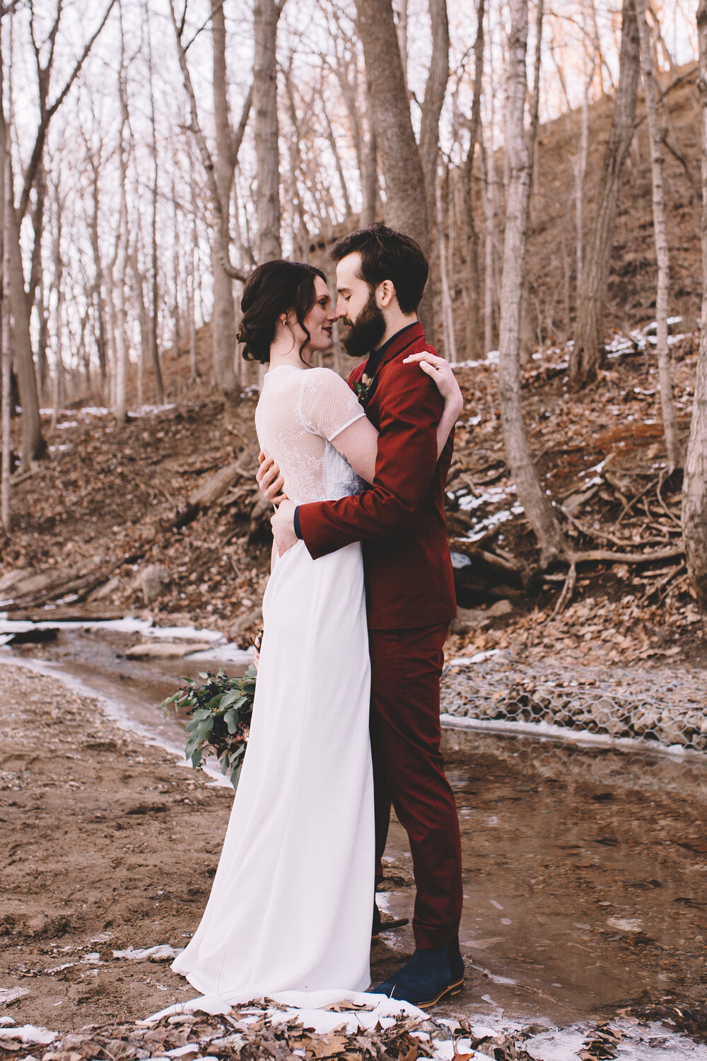 Bride + Groom Portraits in the Snow - Again We Say Rejoice Photography (28 of 53).jpg