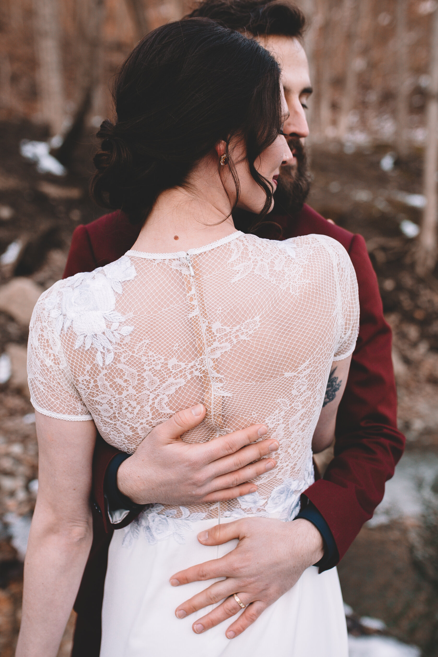 Bride + Groom Portraits in the Snow - Again We Say Rejoice Photography (31 of 53).jpg