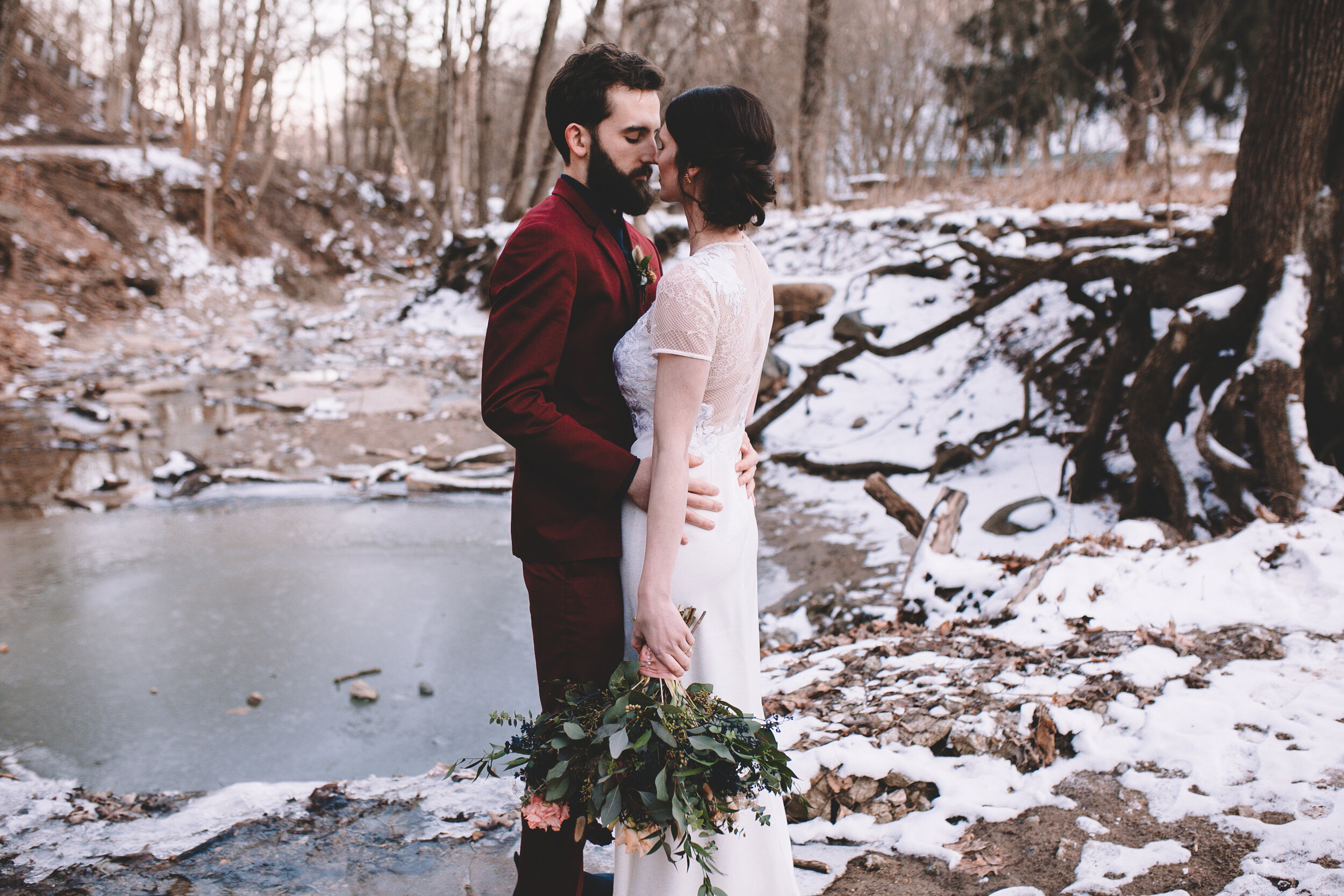 Bride + Groom Portraits in the Snow - Again We Say Rejoice Photography (33 of 53).jpg