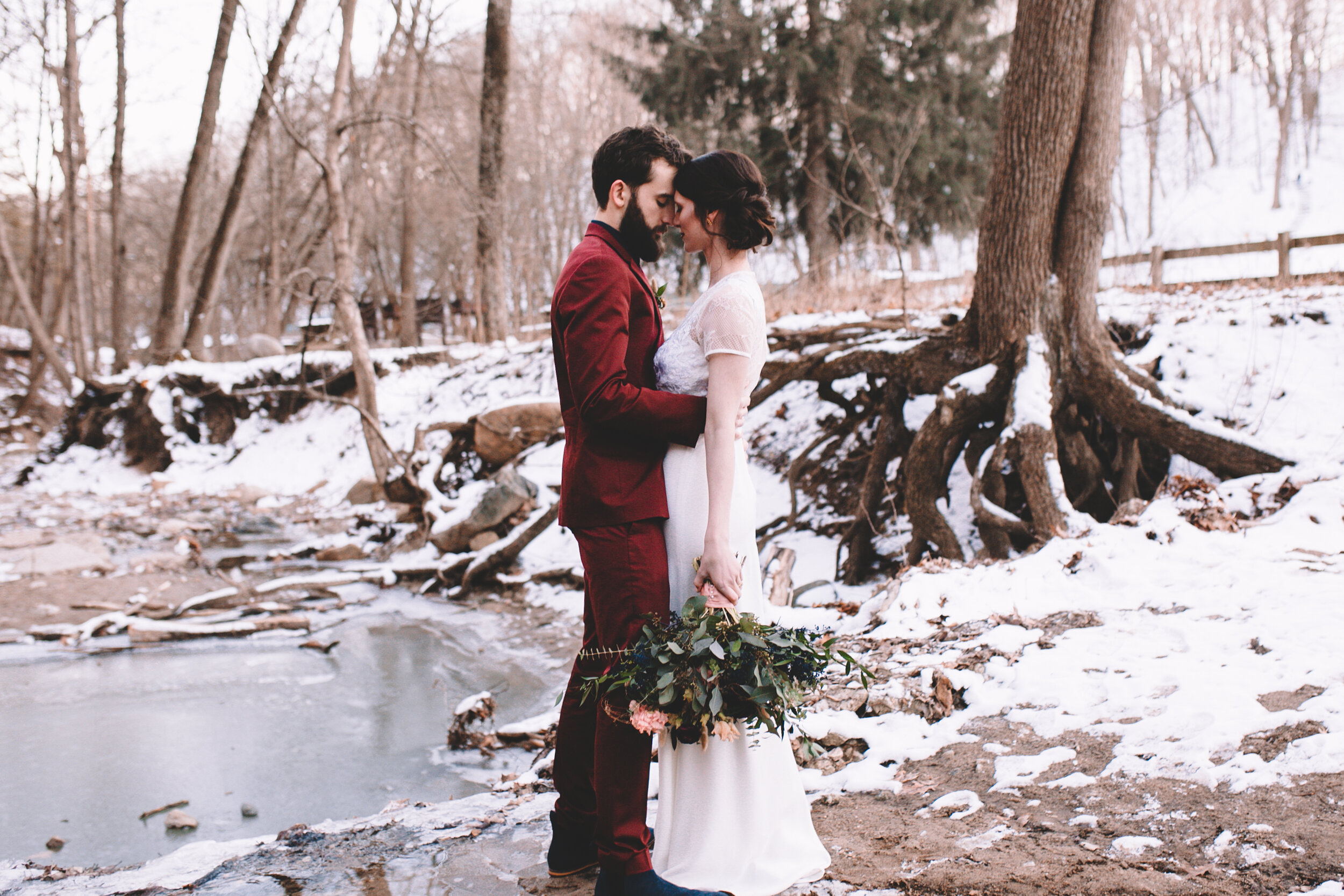 Bride + Groom Portraits in the Snow - Again We Say Rejoice Photography (35 of 53).jpg