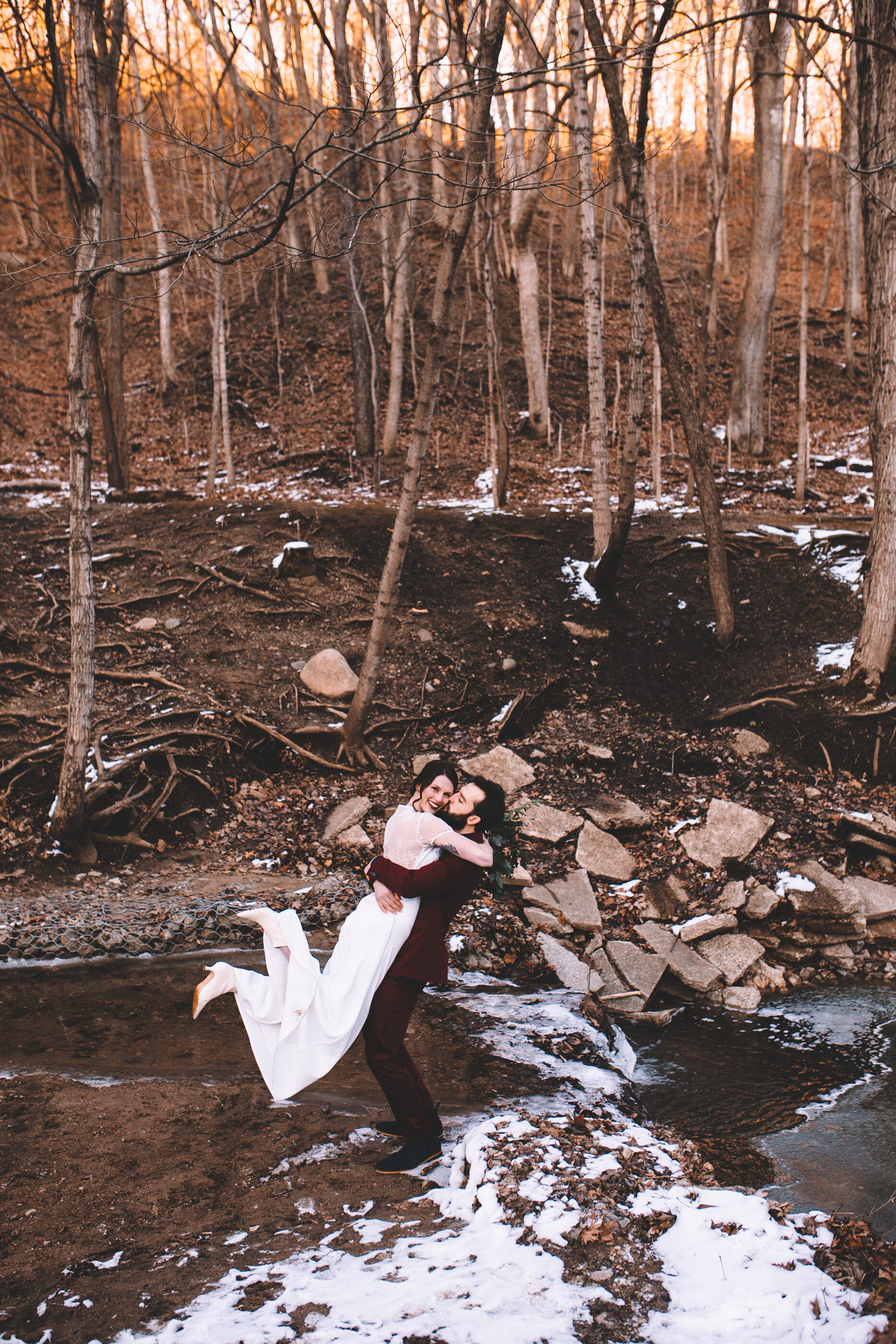 Bride + Groom Portraits in the Snow - Again We Say Rejoice Photography (40 of 53).jpg
