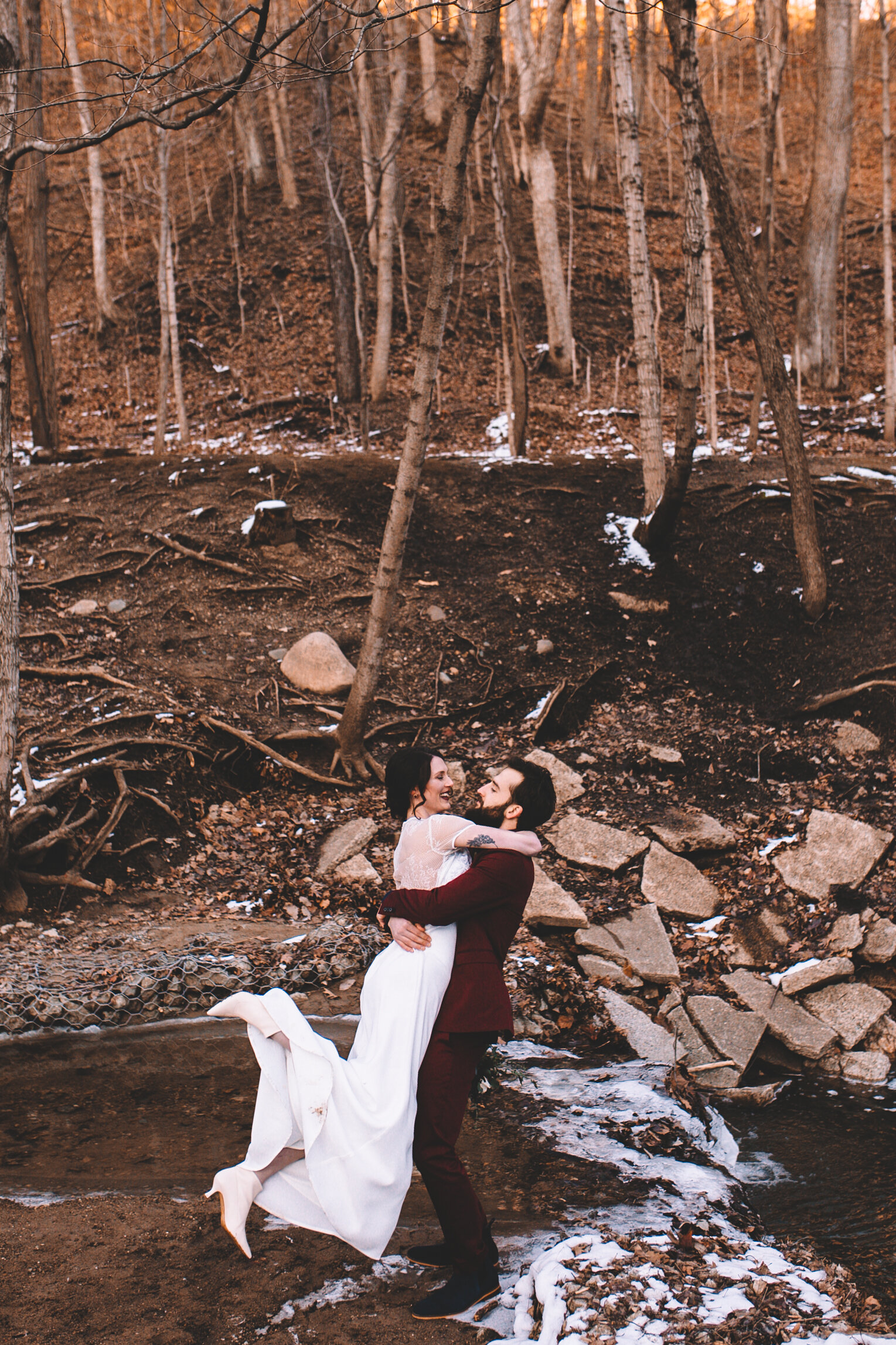 Bride + Groom Portraits in the Snow - Again We Say Rejoice Photography (42 of 53).jpg