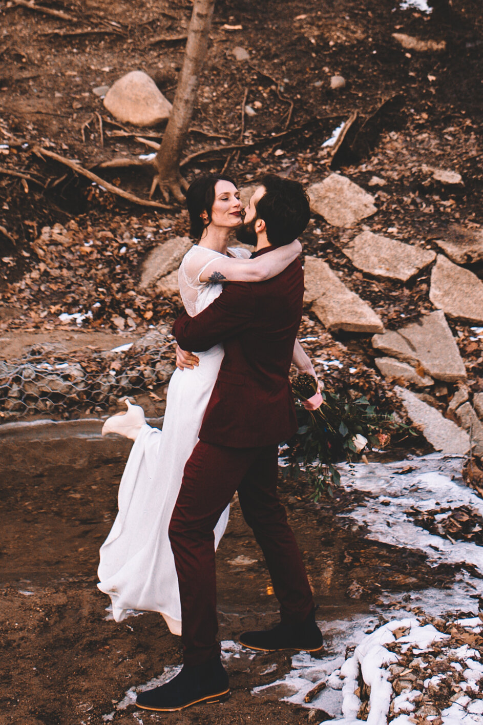 Bride + Groom Portraits in the Snow - Again We Say Rejoice Photography (44 of 53).jpg
