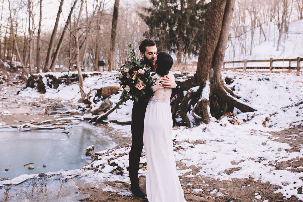 Bride + Groom Portraits in the Snow - Again We Say Rejoice Photography (47 of 53).jpg