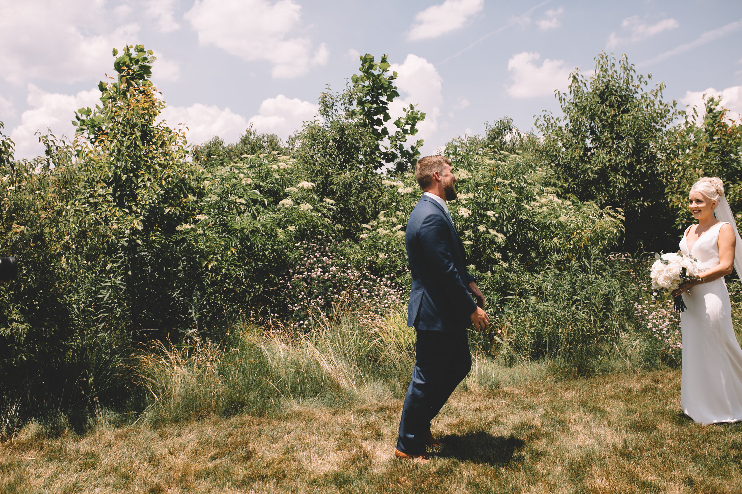 Matt + McKenah Fishers, IN Backyard Wedding Bridesmaids & First Look  (1 of 28).jpg