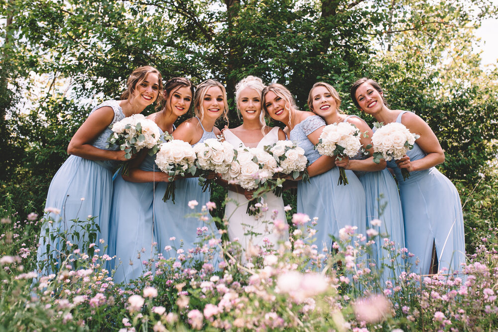 Matt + McKenah Fishers, IN Backyard Wedding Bridesmaids & First Look  (22 of 28).jpg