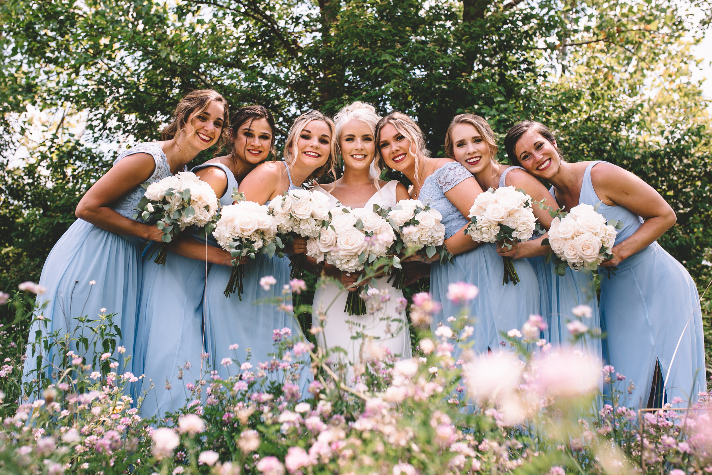 Matt + McKenah Fishers, IN Backyard Wedding Bridesmaids & First Look  (23 of 28).jpg